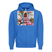 True Royal i rescue craft supplies i'm not a hoarder i'm hero Zipper Hoodie - TumblerDesignByShophia