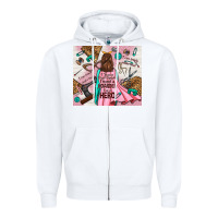 White i rescue craft supplies i'm not a hoarder i'm hero Zipper Hoodie - TumblerDesignByShophia