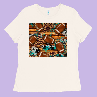 Football Tumbler Ladies Tee Designed By Artiststas