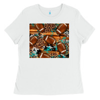 White football tumbler Ladies Tee - Artiststas