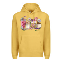 Antique Gold Mama coffee cup mother's day Premium Hoodie - HowdyJamesFarm