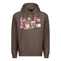 Coffee Mama coffee cup mother's day Premium Hoodie - HowdyJamesFarm