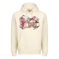 Sandshell Mama coffee cup mother's day Premium Hoodie - HowdyJamesFarm
