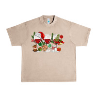 French Oak Christmas Wine Glasses Urban Heavy Tee - MaliasSmallBusiness