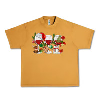 Peanut Butter Christmas Wine Glasses Urban Heavy Tee - MaliasSmallBusiness
