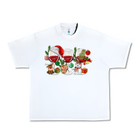 White Christmas Wine Glasses Urban Heavy Tee - MaliasSmallBusiness