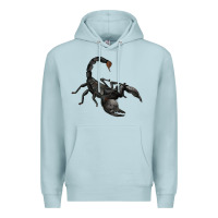 Blue Mist scorpion Premium Hoodie - JahusDesignShop