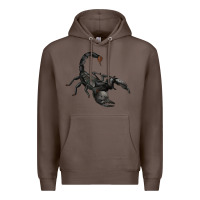 Coffee scorpion Premium Hoodie - JahusDesignShop