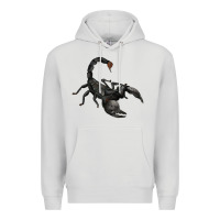 Dove Grey scorpion Premium Hoodie - JahusDesignShop
