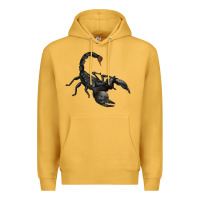Mustard scorpion Premium Hoodie - JahusDesignShop
