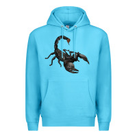 Ocean Blue scorpion Premium Hoodie - JahusDesignShop