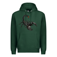 Sports Green scorpion Premium Hoodie - JahusDesignShop
