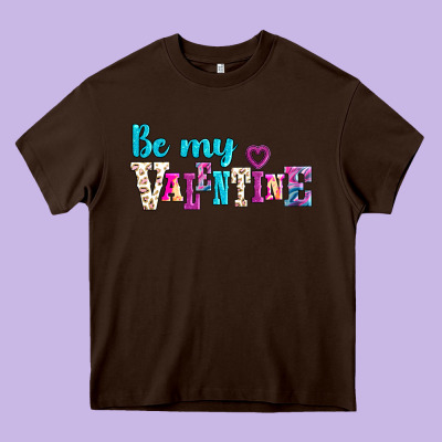 Be My Valentine Heavy Core Tee Designed By Adodesignshop
