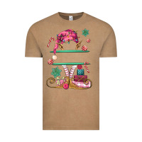 Vintage Coffee pink elf costom name and preview Vintage Tee - MaliasSmallBusiness