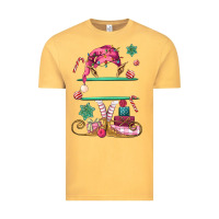 Vintage Mustard pink elf costom name and preview Vintage Tee - MaliasSmallBusiness