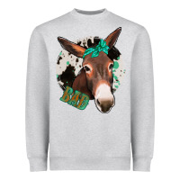 Heather Grey Donkey Bad Heavyweight Sweatshirt - Bettercallsaul
