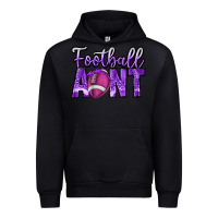 Black football aunt Urban Hoodie - CowhideDigitalArt