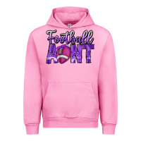 Fuchsia Pink football aunt Urban Hoodie - CowhideDigitalArt