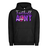Pigment Black football aunt Urban Hoodie - CowhideDigitalArt
