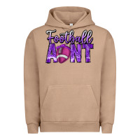 Pigment Burro football aunt Urban Hoodie - CowhideDigitalArt
