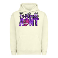 Pigment Pistachio football aunt Urban Hoodie - CowhideDigitalArt