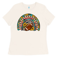 Bone football rainbow Ladies Tee - Artiststas