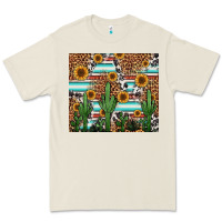 Bone western cactus and sunflowers Premium Tee - Jasminsmagicworld
