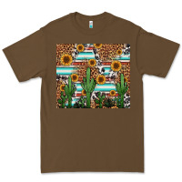 Cacao western cactus and sunflowers Premium Tee - Jasminsmagicworld