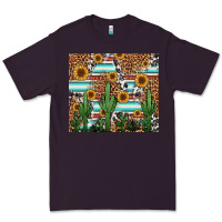 Plum western cactus and sunflowers Premium Tee - Jasminsmagicworld
