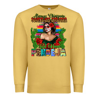 Antique Gold Mexican Chingona Premium Sweatshirt - FaDigitalArtStudio