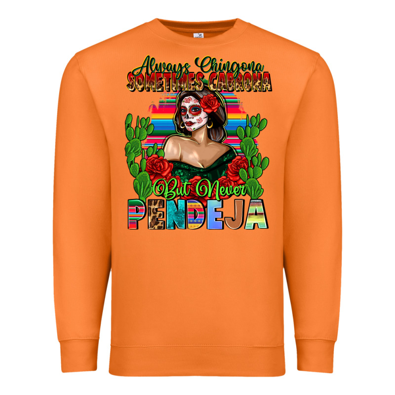 Mexican Chingona Premium Sweatshirt by FaDigitalArtStudio | Teevron