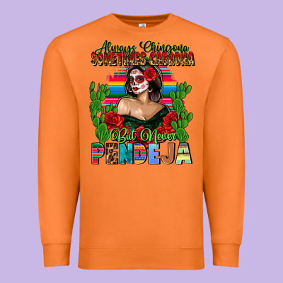 Mexican Chingona Premium Sweatshirt Designed By Fadigitalartstudio