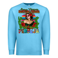 Ocean Blue Mexican Chingona Premium Sweatshirt - FaDigitalArtStudio
