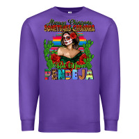 Purple Mexican Chingona Premium Sweatshirt - FaDigitalArtStudio