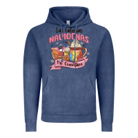 Vintage Denim christmas tis the season mexican Vintage Hoodie - MaliasSmallBusiness
