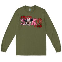 Army Green xoxo calf Long Sleeve Tee - RanaPortraitStore