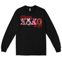 Black xoxo calf Long Sleeve Tee - RanaPortraitStore