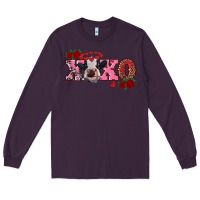 Plum xoxo calf Long Sleeve Tee - RanaPortraitStore