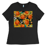 Black basketball tumbler Ladies Tee - Artiststas