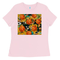 Bubblegum Pink basketball tumbler Ladies Tee - Artiststas
