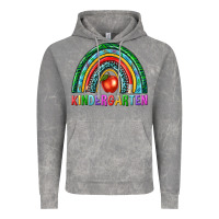 Cloud Rock rainbow kindergarten Vintage Hoodie - NancyCooperArtShop