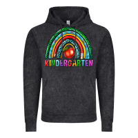 Vintage Black rainbow kindergarten Vintage Hoodie - NancyCooperArtShop
