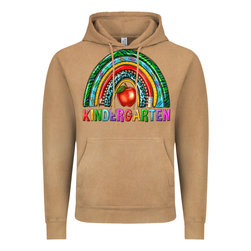 Rainbow Kindergarten Vintage Hoodie by NancyCooperArtShop | Teevron