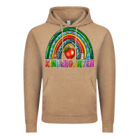 Vintage Coffee rainbow kindergarten Vintage Hoodie - NancyCooperArtShop