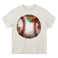 Cream western baseball leopard serape pattern Heavy Core Tee - Artiststas