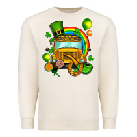 Sandshell St. Patrick's school bus Premium Sweatshirt - OliviaCreatesArt