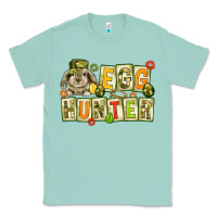 Seafoam Egg hunter with camouflage plate letters Classic Tee - NancyCooperArtShop