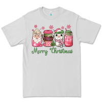 Dove Grey pink  merry christmas coffee Premium Tee - JahusDesignShop