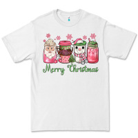 Pink  Merry Christmas Coffee Premium Tee | Teevron