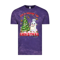 Cloud Purple racn around the christmas tree Vintage Tee - MaliasSmallBusiness